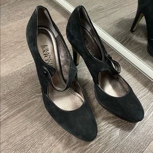 Franco Sarto suede leather heels.